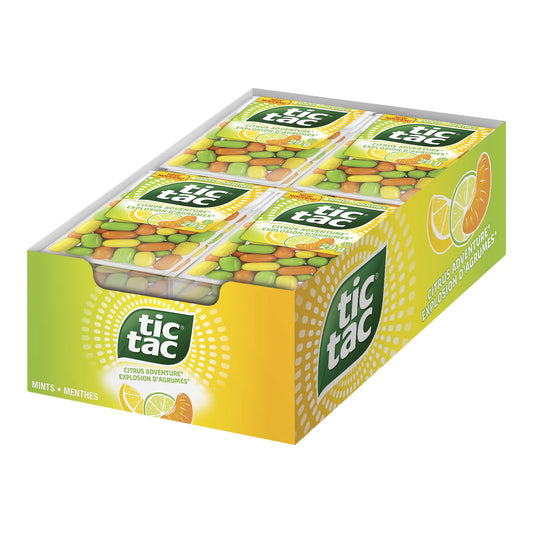 Tic Tac Citrus Adventure, 12 × 29 g