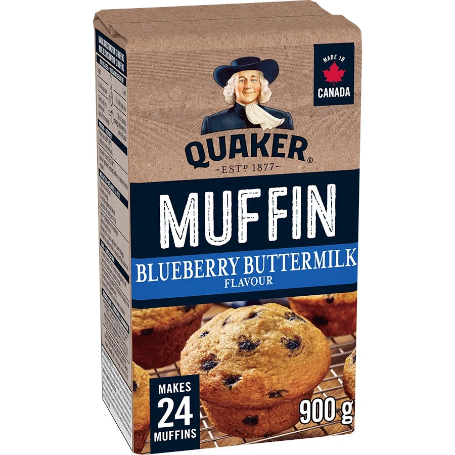 Quaker Muffin Mix Blueberry Buttermilk, 900 g