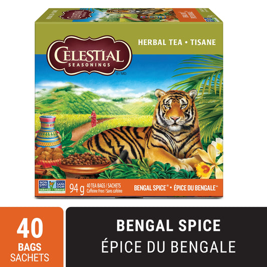 Celestial Seasonings Bengal Spice Herbal Tea, Caffeine Free, 47 g