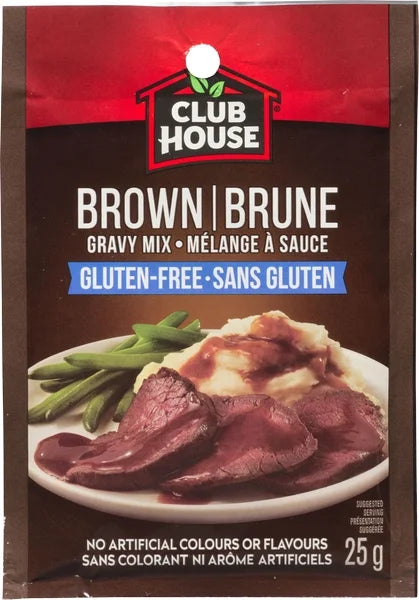 Club House Brown, Gluten-Free Gravy Mix, 25 g