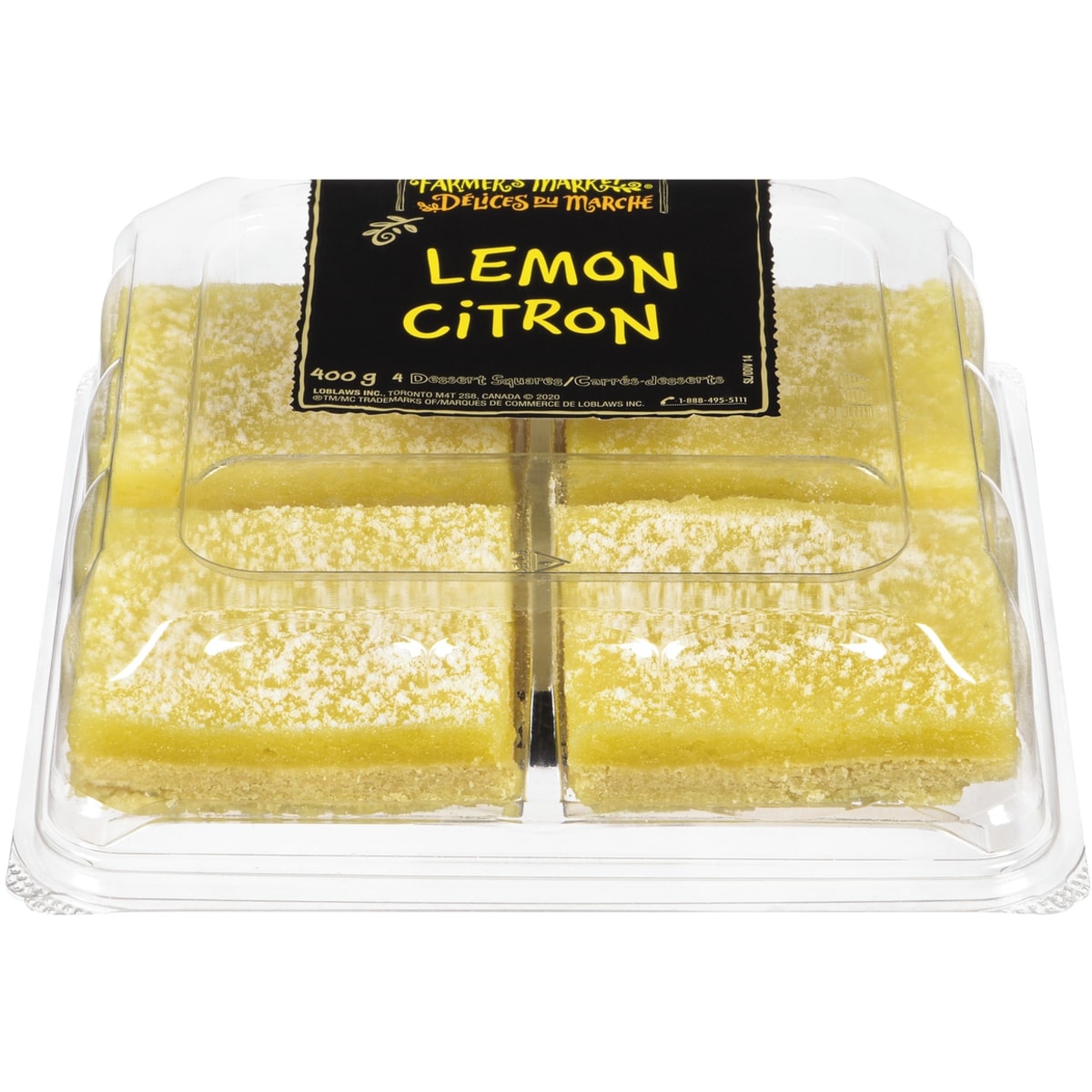 Farmer's Market Lemon Squares, 400 g