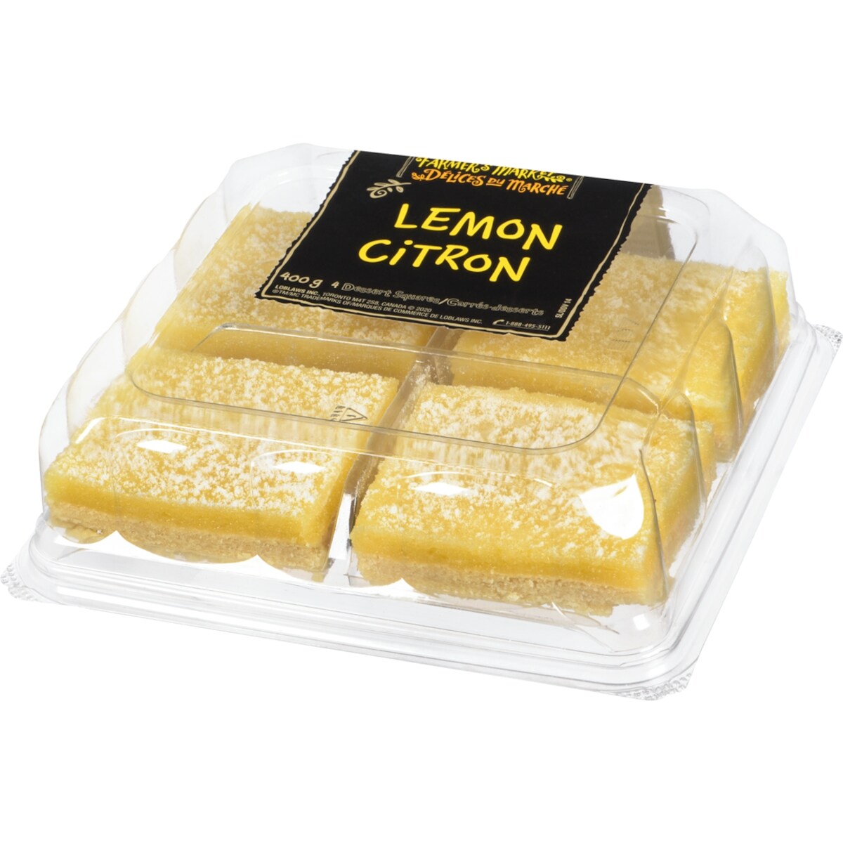 Farmer's Market Lemon Squares, 400 g