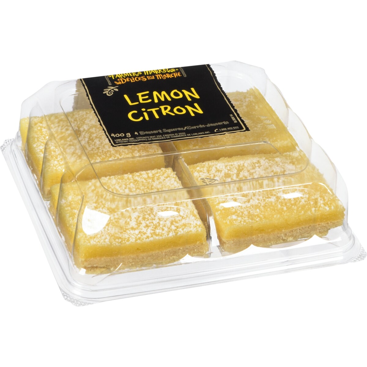 Farmer's Market Lemon Squares, 400 g
