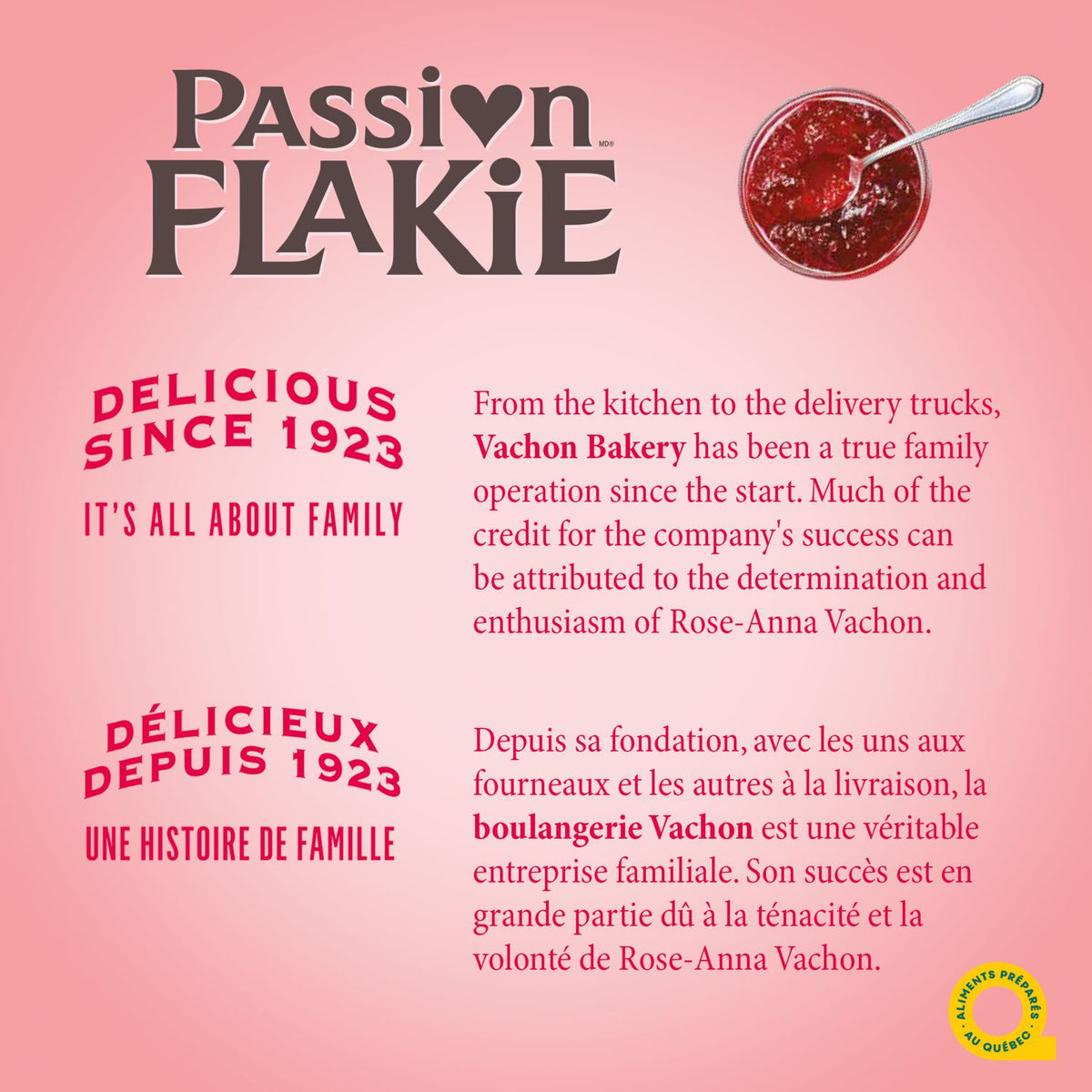 Vachon Passion Flakie Apple-Raspberry Flaky Pastries, 305 g
