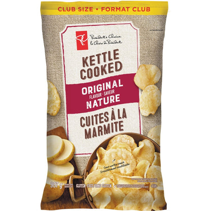 President's Choice Original Kettle Cooked Chips Club Size, 907 g