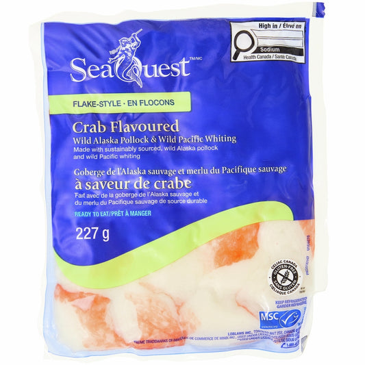 Seaquest Flake-Style Crab Flavoured Wild Alaska Pollock and Wild Pacific Whiting, 227 g