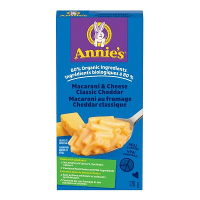 Annie's Classic Cheddar Macaroni and Cheese, 170 g