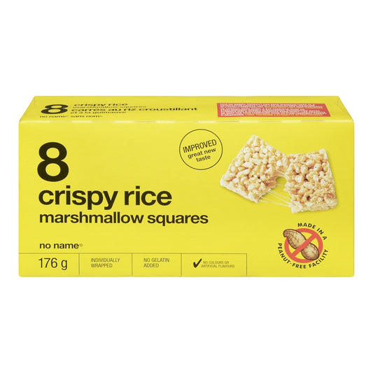 No Name Crispy Rice Marshmallow Squares, 176 g