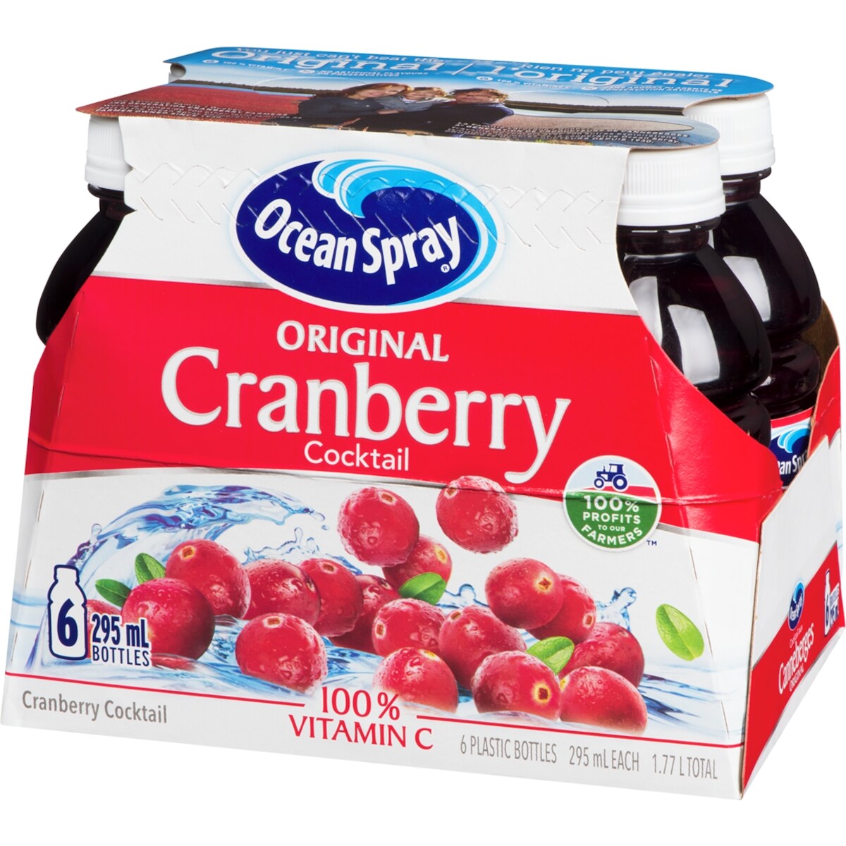 Ocean Spray Cranberry Cocktail, 6 × 295 mL