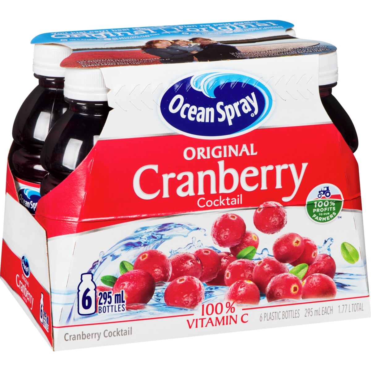 Ocean Spray Cranberry Cocktail, 6 × 295 mL