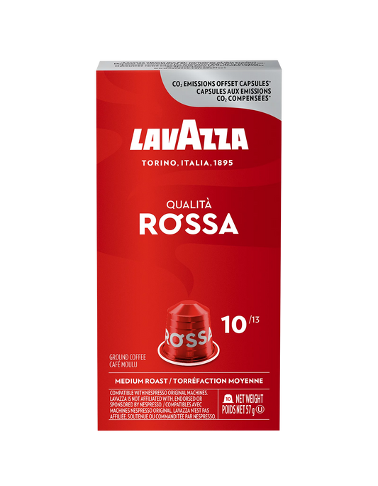 Lavazza Qualità Rossa Medium Roast Coffee Pods, 100 count