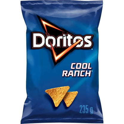Doritos Cool Ranch Flavoured Tortilla Chips, 235 g