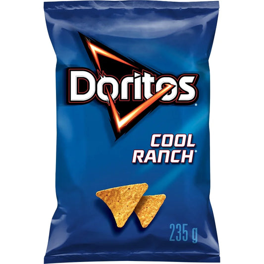 Doritos Cool Ranch Flavoured Tortilla Chips, 235 g