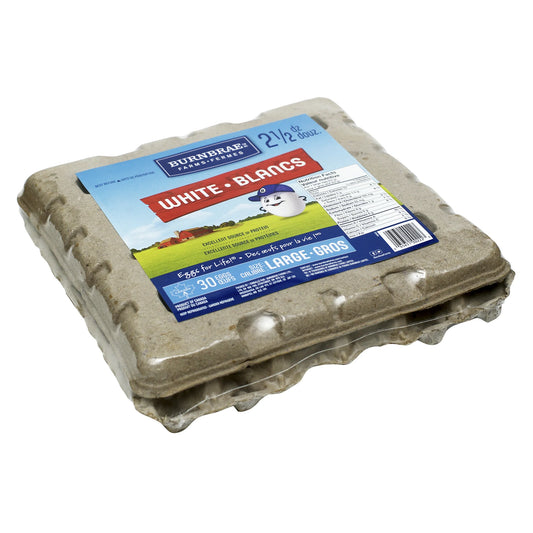 Burnbrae Farms Large White Eggs, 30 count