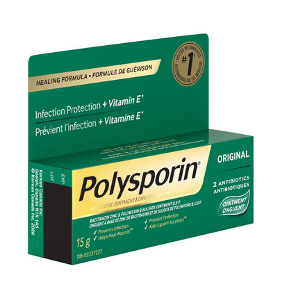 Polysporin Original Antibiotic Ointment, Heal-Fast Formula, 15 g