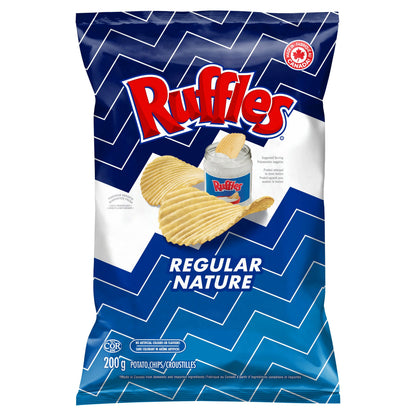 Ruffles Regular Potato Chips, 200 g