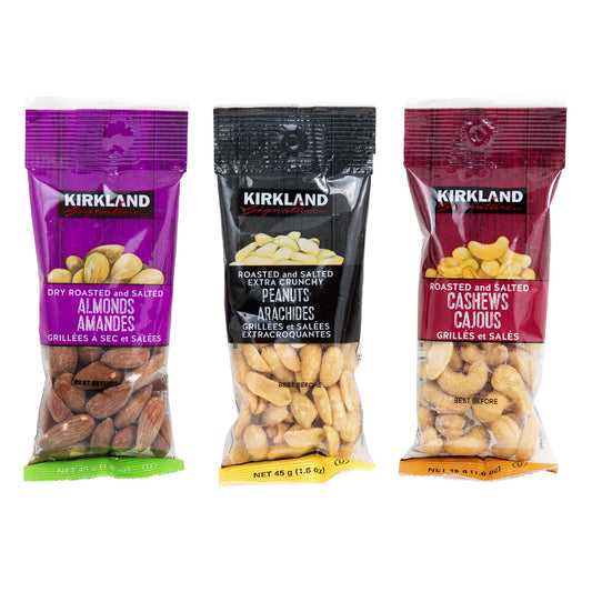 Kirkland Signature Snacking Nuts Variety Pack, 30 × 45 g
