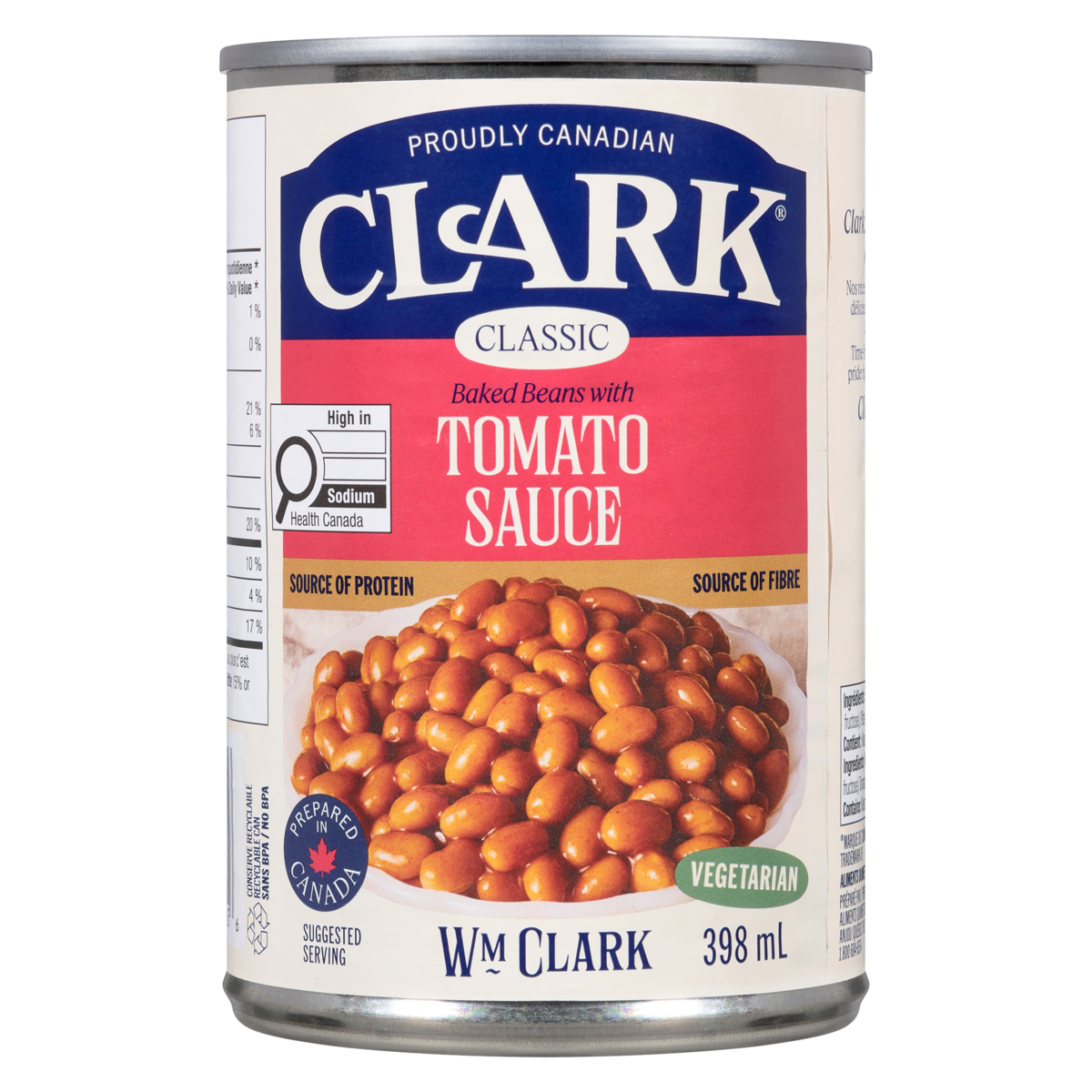 Clark Beans in Tomato Sauce, 398 mL
