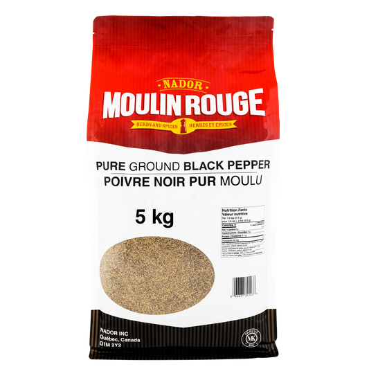 Moulin Rouge Pure Ground Black Pepper, 5 kg
