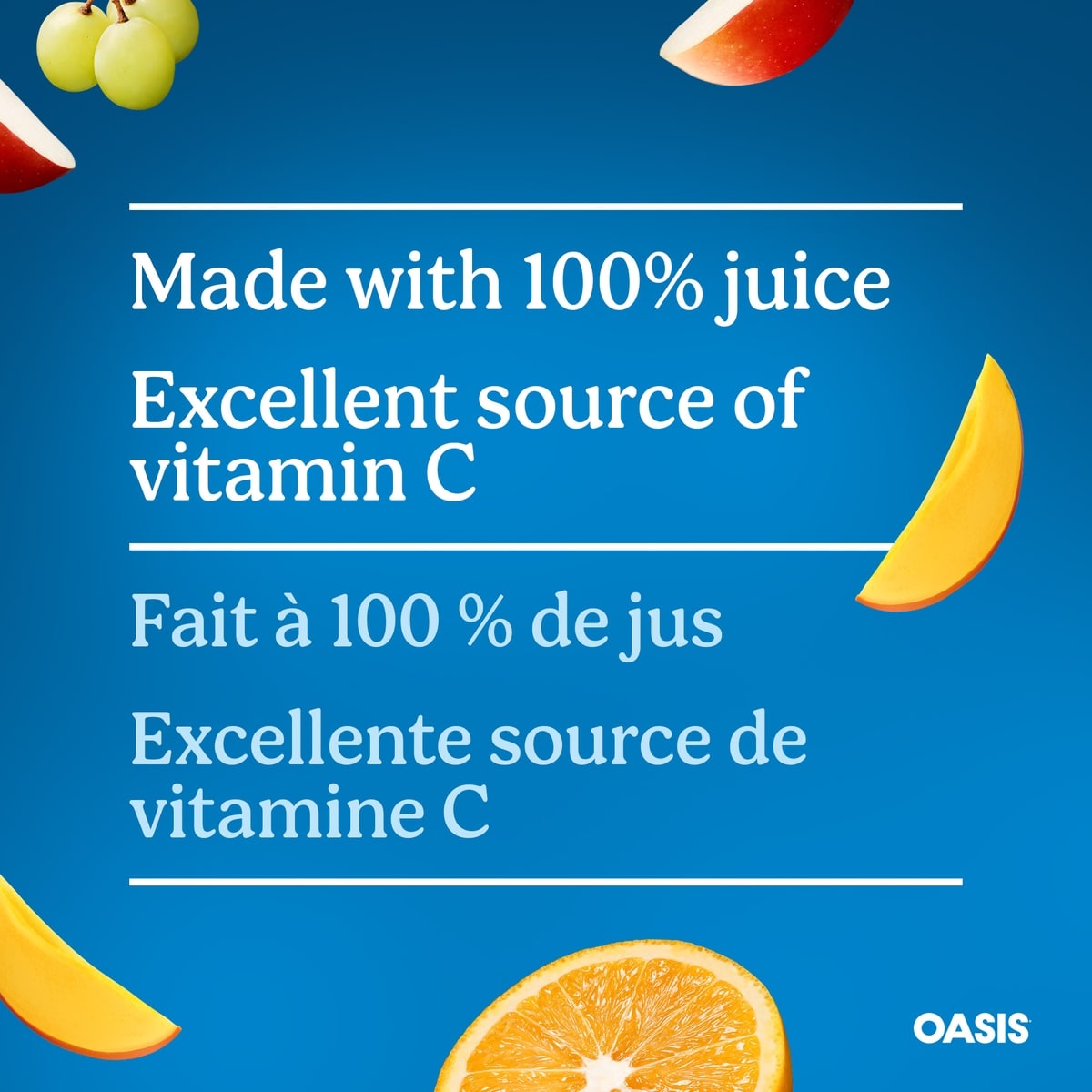 Oasis Exotic Mango Fruit Juice, 960 mL