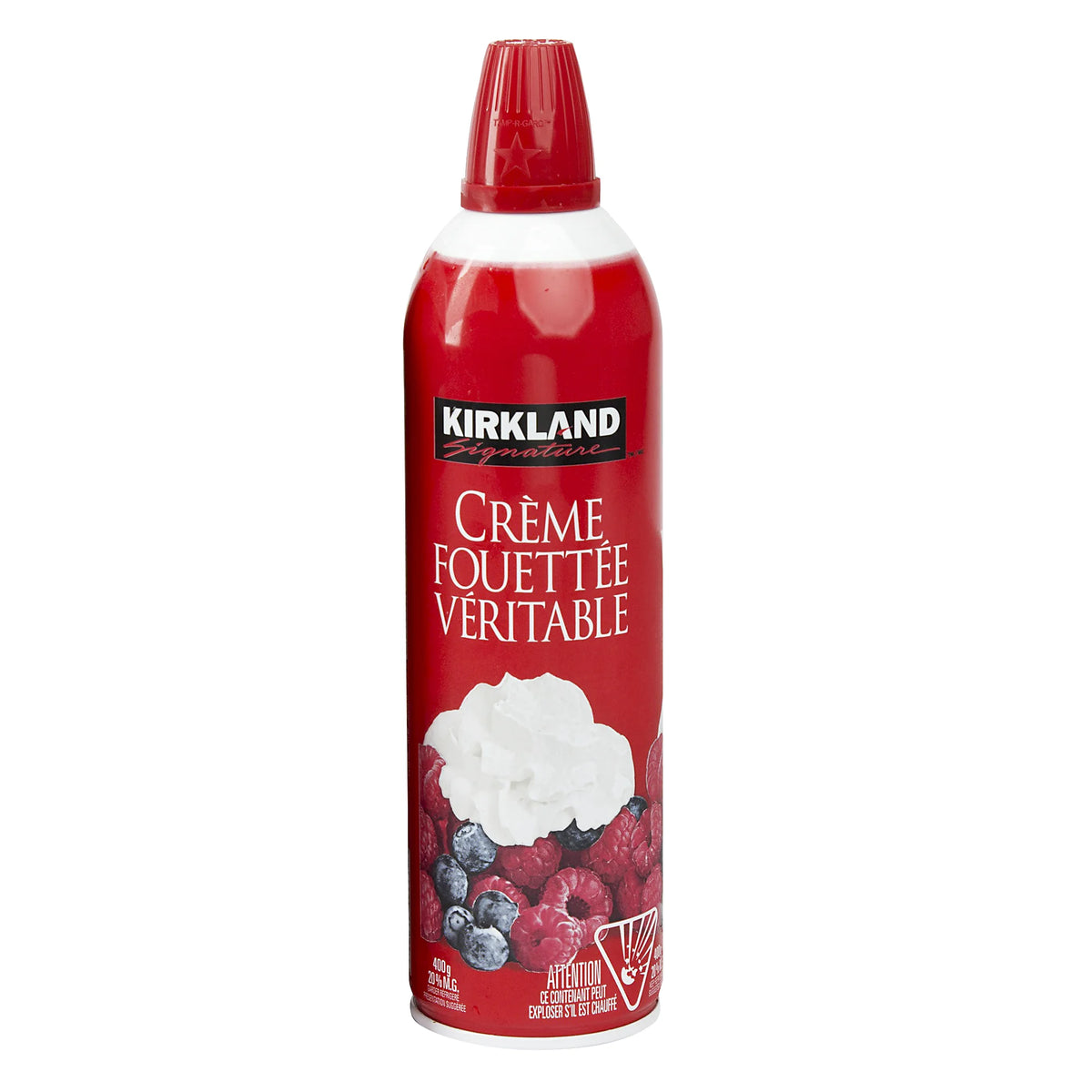 Kirkland Signature Real Whipped Cream, 2 × 400 g