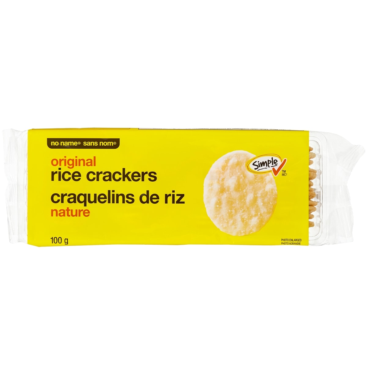 No Name Original Rice Crackers, 100 g