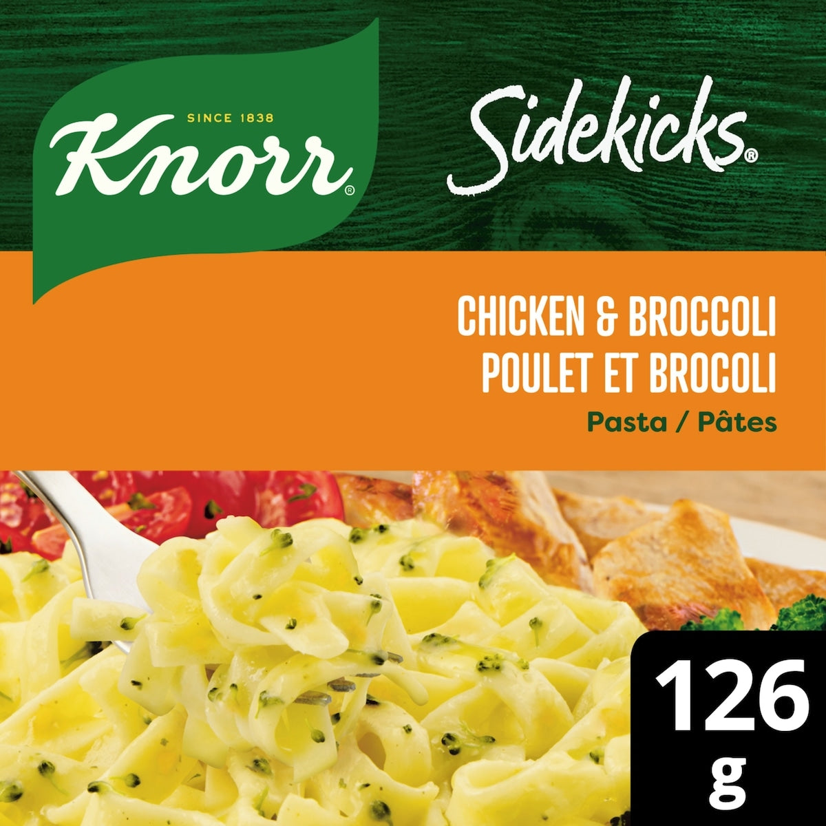 Knorr Sidekicks Pasta Side Dish Chicken & Broccoli, 126 g