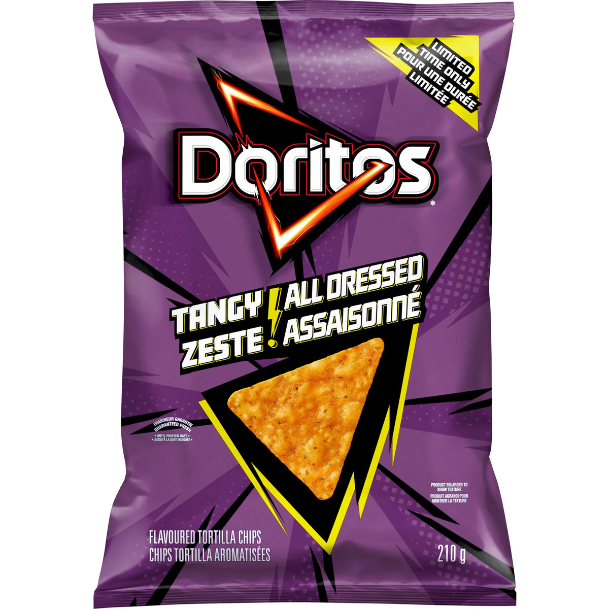 Doritos Tangy All Dressed Flavoured Tortilla Chips, 210 g