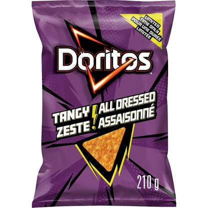 Doritos Tangy All Dressed Flavoured Tortilla Chips, 210 g