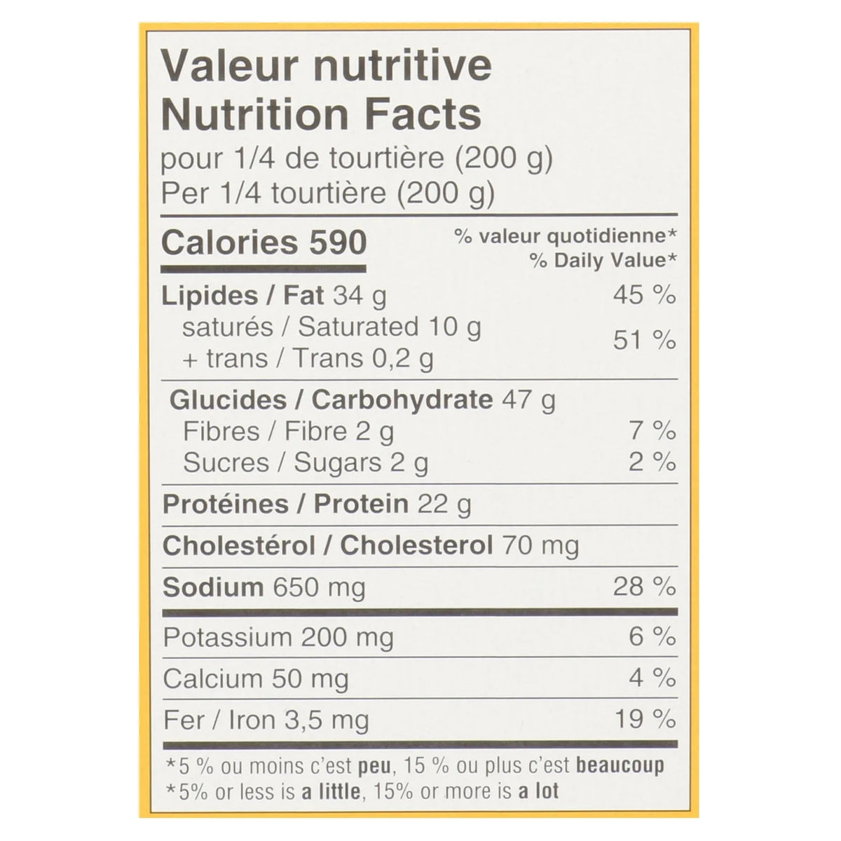 St-Hubert Frozen Delicious Meat Pie, 800 g