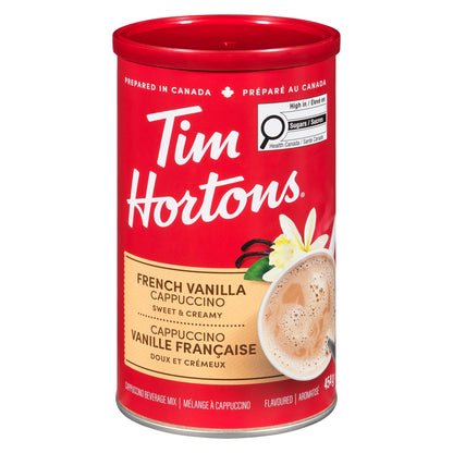 Tim Hortons French Vanilla Cappuccino Coffee Mix, 454 g