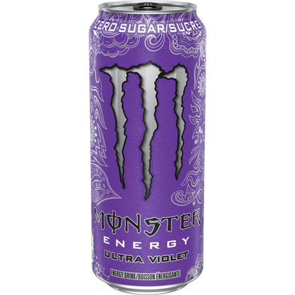 Monster Energy Ultra Violet Grape Energy Drink Can, 473 mL