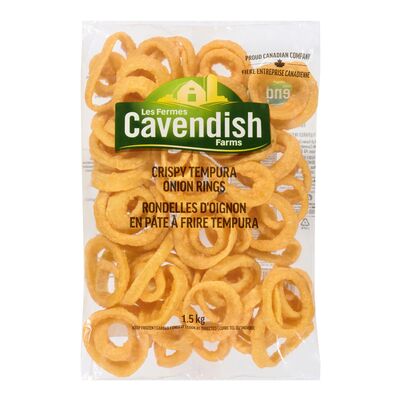 Cavendish Farms Crispy Tempura Onion Rings, 1.5 kg