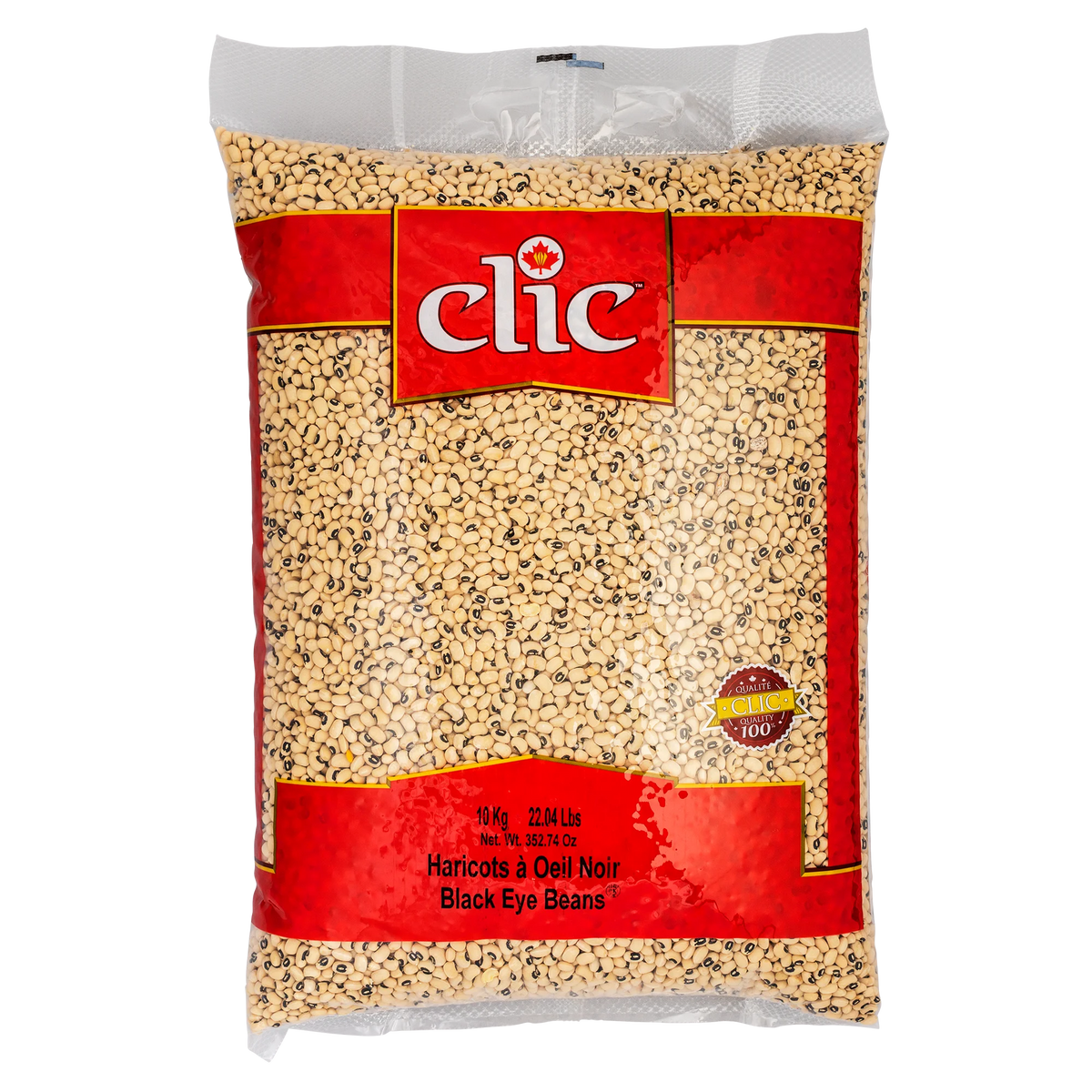 Clic Black Eye Beans, Dried, 10 kg
