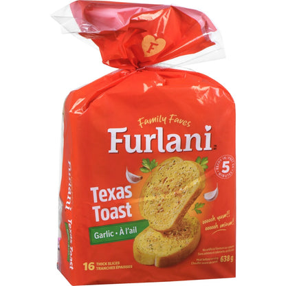 Furlani Ready Bake Garlic Toast Texas-Style Bread, 16 × 40 g