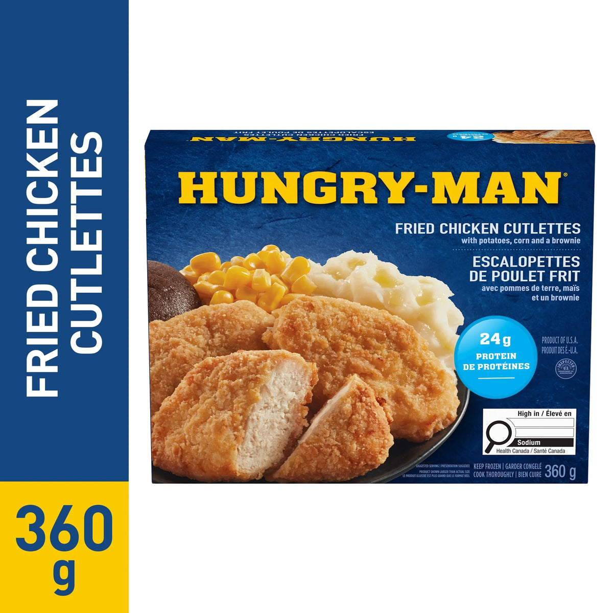 Hungry-Man Fried Chicken Cutlettes Frozen Entrée, 360 g
