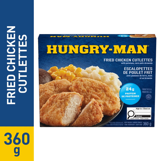 Hungry-Man Fried Chicken Cutlettes Frozen Entrée, 360 g