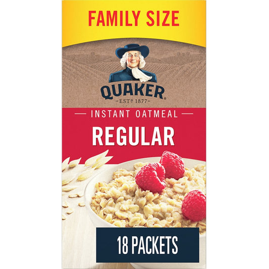 Quaker Regular Family Size Instant Oatmeal, 504 g