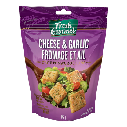 Fresh Gourmet Cheese & Garlic Croutons, 142 g