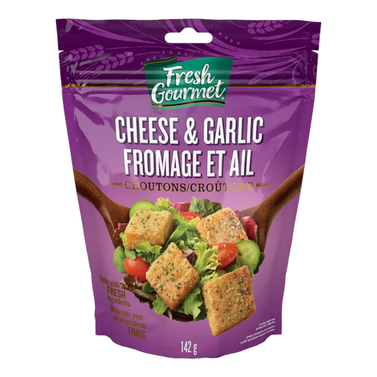 Fresh Gourmet Cheese & Garlic Croutons, 142 g