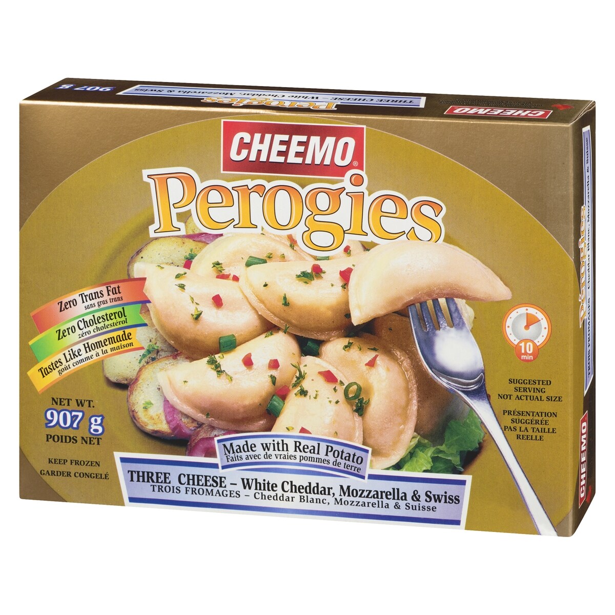 Cheemo Three Cheese Perogies, 907 g