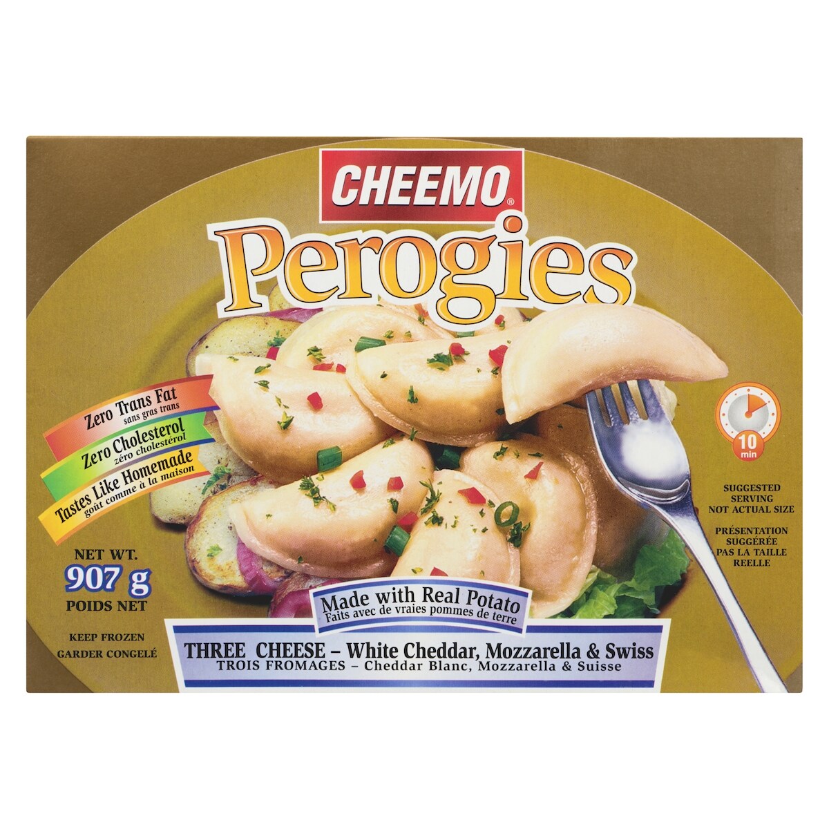 Cheemo Three Cheese Perogies, 907 g