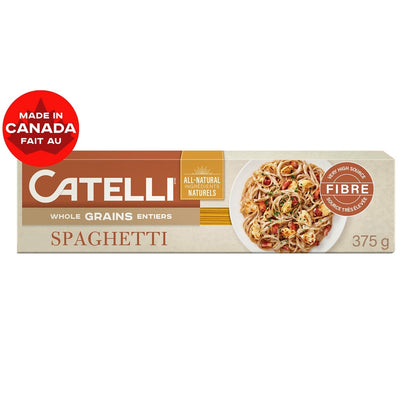 Catelli Whole Grains Spaghetti Pasta, 375 g