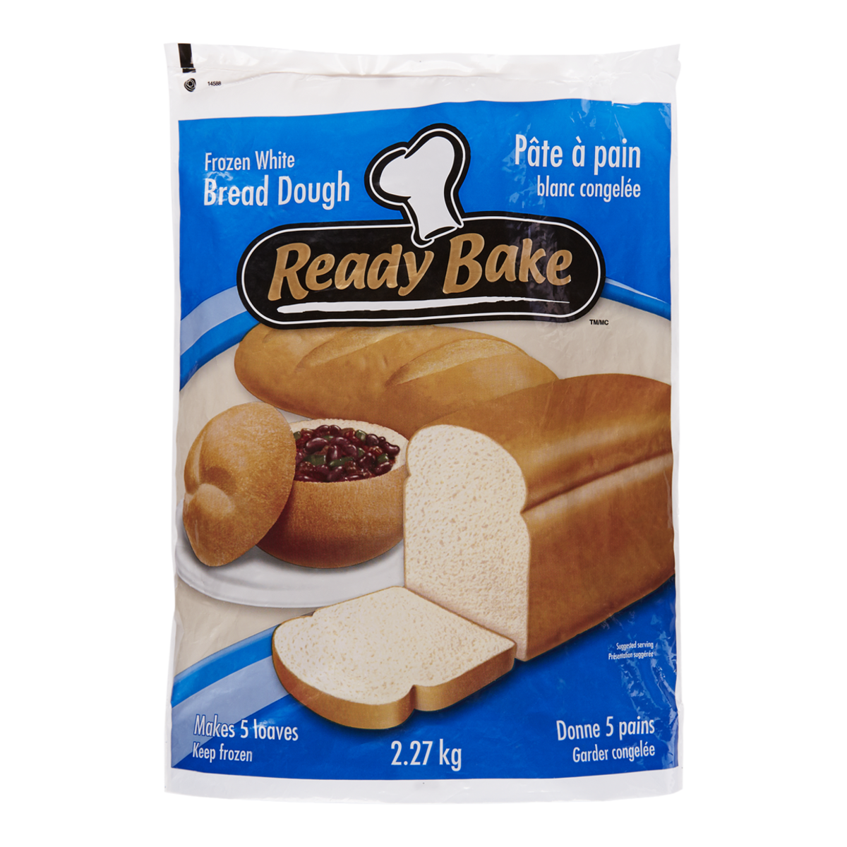 Ready Bake Frozen Bread Dough White, 445 g