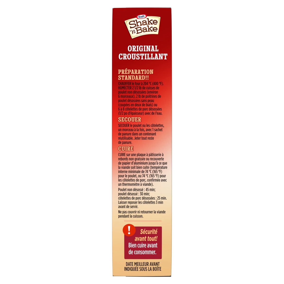 Shake 'N Bake Original Crispy Coating Mix, 142 g