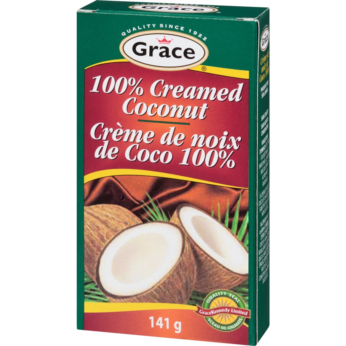 Grace Creamed Coconut, 141 g
