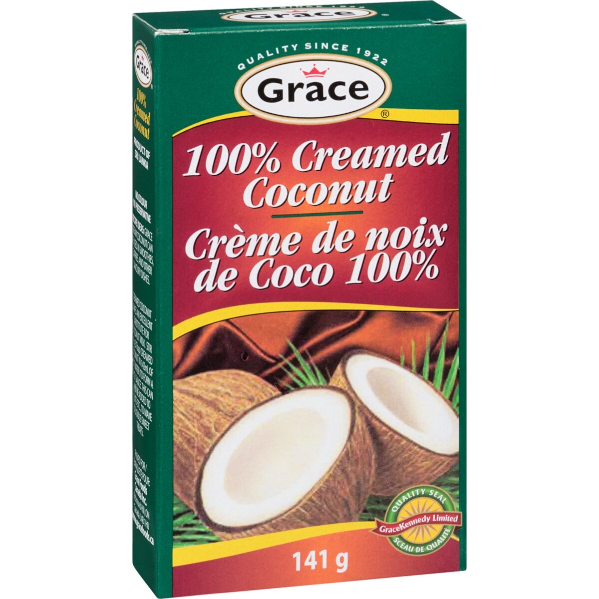 Grace Creamed Coconut, 141 g