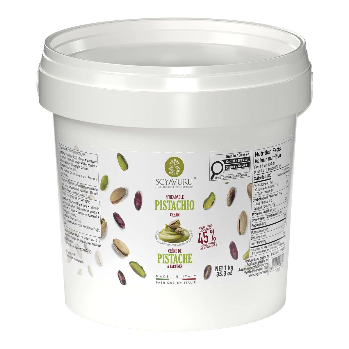 Scyavuru Pistachio Cream, 1 kg