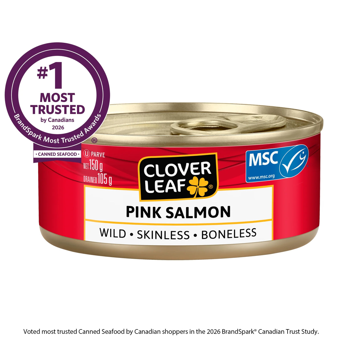 Clover Leaf Skinless Boneless Pink Salmon, 150 g