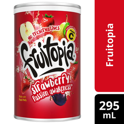 Fruitopia Strawberry Passion Awareness Frozen Concentrate Can, 295 mL